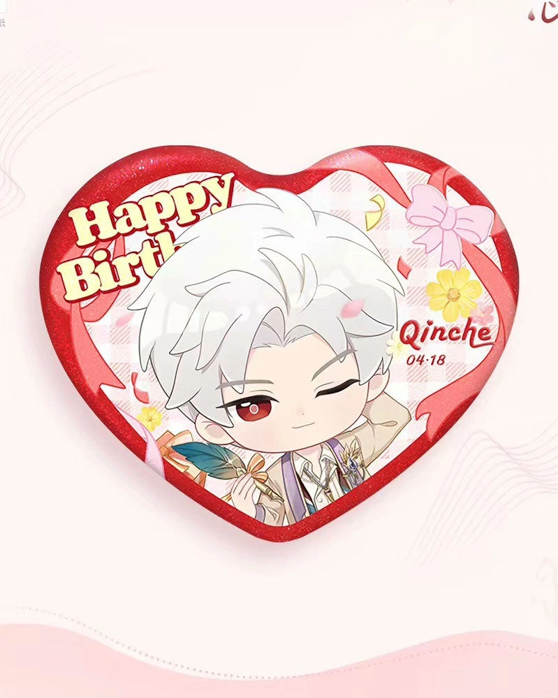 Sylus Official Birthday Heart Shape Badge