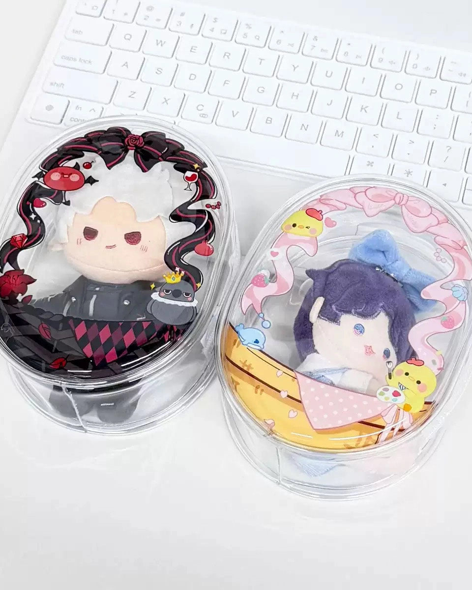 10cm Plush Doll PVC Travel Case