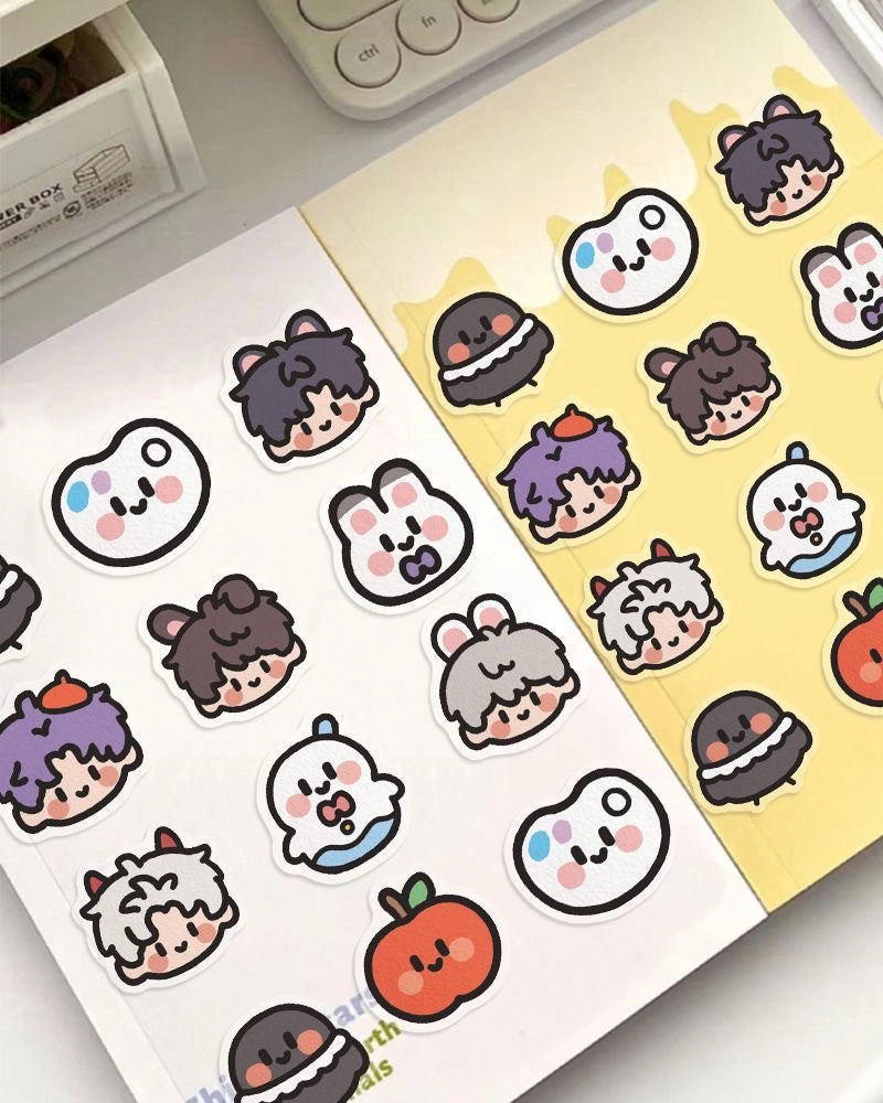 Love and Deep Space Laptop Stickers