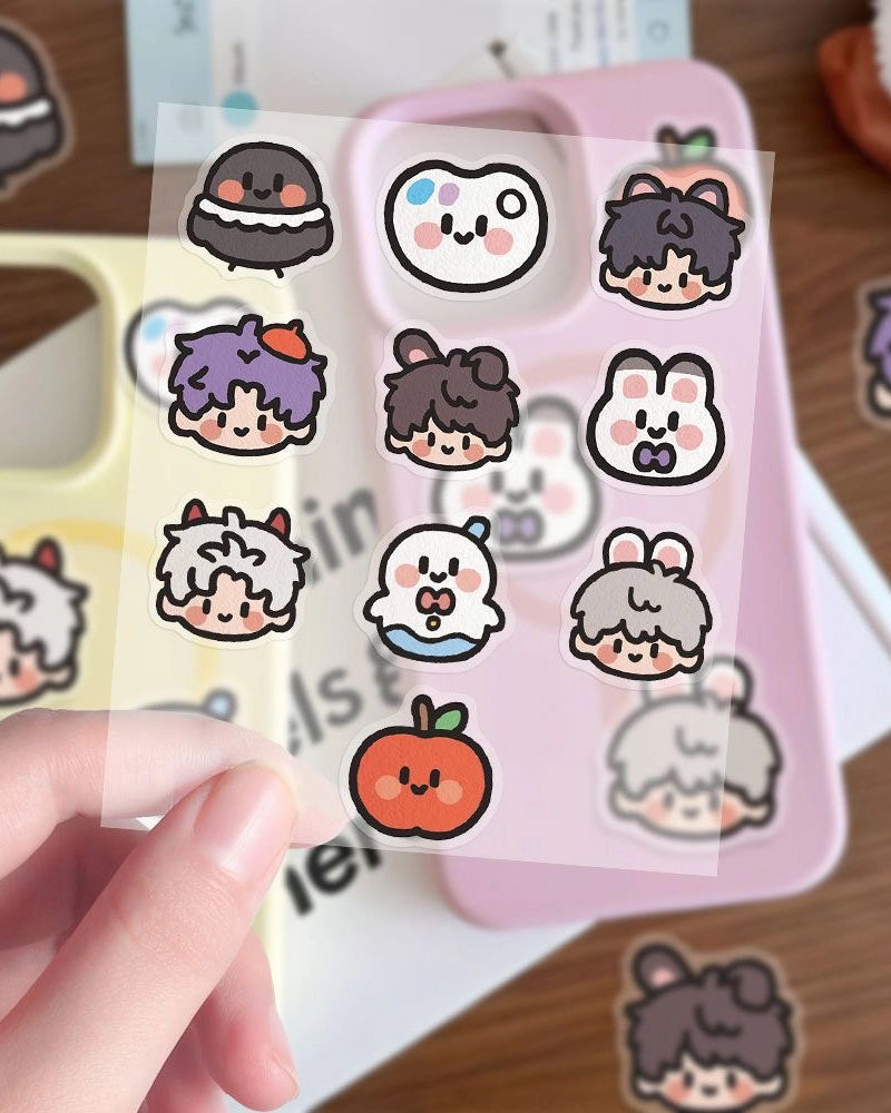 Love and Deep Space Laptop Stickers