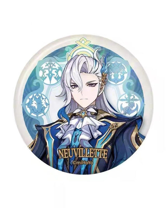 Genshin Impact Official Limited Neuvillette Badge