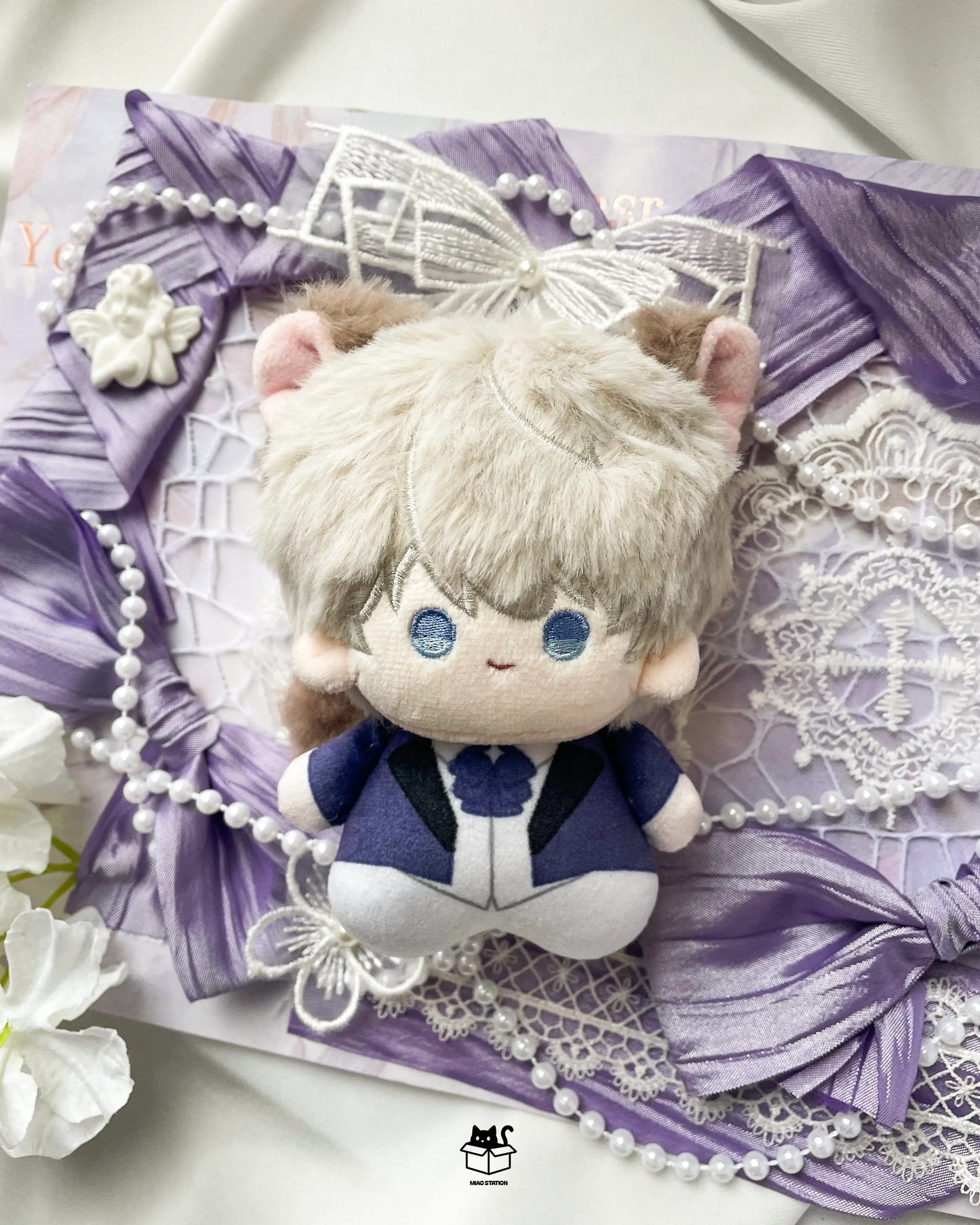 xavier plush doll cat 