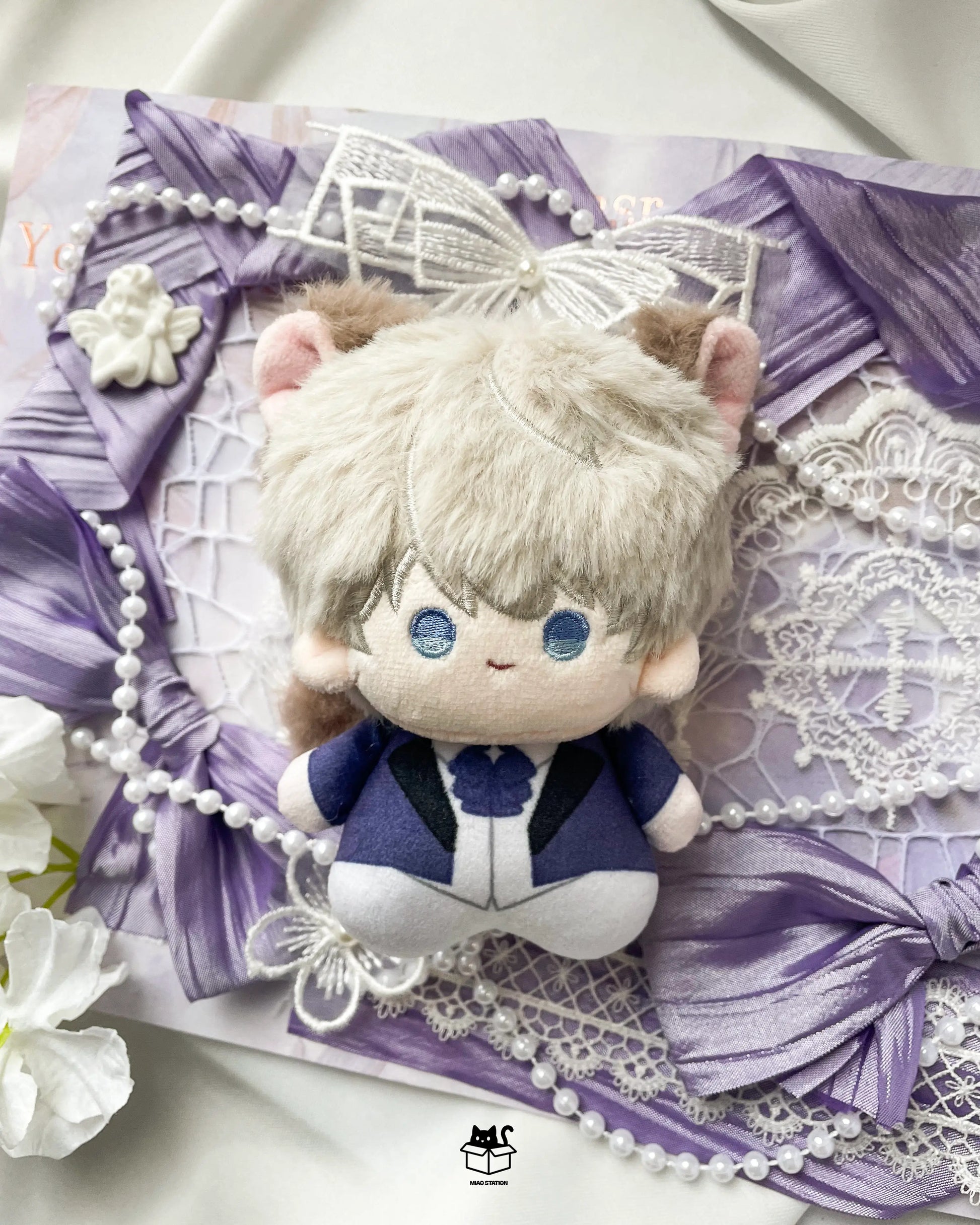 xavier plush doll cat 